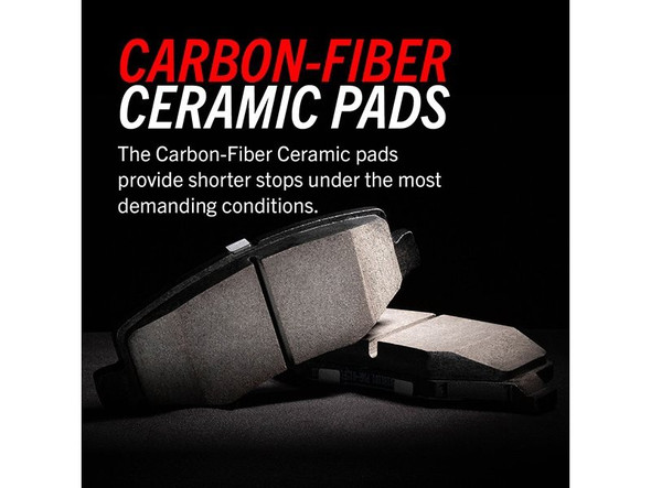 PowerStop Z26 Street Performance Carbon-Fiber Ceramic Front Brake Pads :: 2020-2021 Chevrolet Corvette C8 Stingray