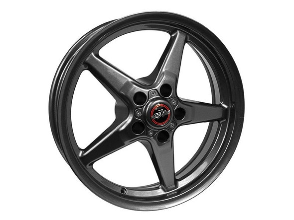Race Star 92 Drag Star Front Wheel, 17x7", Metallic Gray :: 2010-2022 Camaro I4, V6, & SS