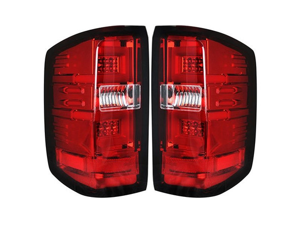 RECON OLED Tail Lights, Dark Red Smoked Lens