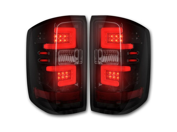 RECON OLED Tail Lights, Dark Red Smoked Lens