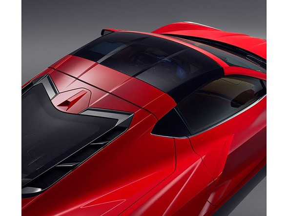 Chevrolet Transparent Roof Panel w/ Suede Interior Headliner:: 2020-2023 C8 Corvette