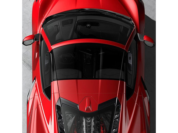 GM Transparent Roof Panel :: 2020-2021 C8 Corvette w/ Suede Interior Headliner