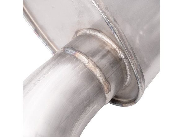 Stainless Works Redline 3" Cat-Back Exhaust System w/ 4.5" Polished Quad Tips :: 2020-2021 C8 Corvette