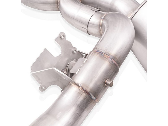 Stainless Works Redline 3" Cat-Back Exhaust System w/ 4.5" Matte Black Quad Tips :: 2020-2021 C8 Corvette