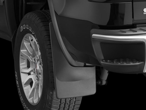 WeatherTech Front and Rear No Drill Mudflaps :: 2014-2018 Silverado 1500