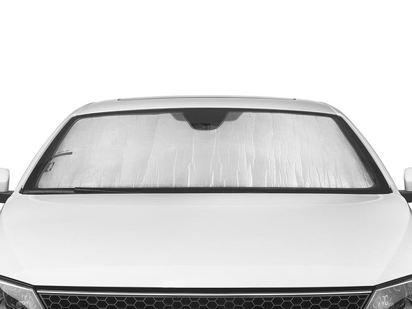 WeatherTech Front Windshield SunShade, Silver/Black :: 2020-2021 C8 Corvette