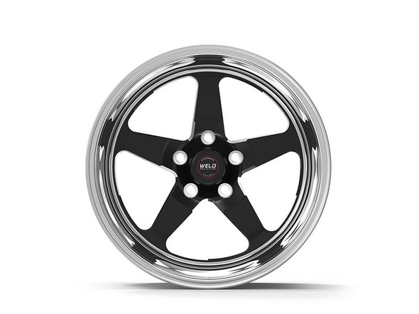 Weld S71B Black Center Front 17x7 :: 2010-2021 Camaro SS & ZL1