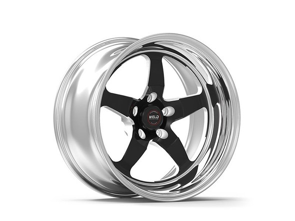 Weld S71B Black Center Front 15x10 :: 2010-2021 Camaro SS & ZL1