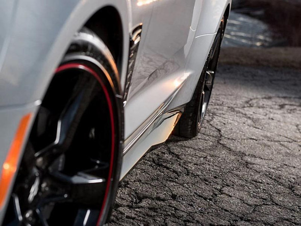ACS ZL1 Style Side Rockers, Gloss Black :: 2016, 2017, 2018, 2019, 2020, 2021, 2022 Camaro Non-ZL1