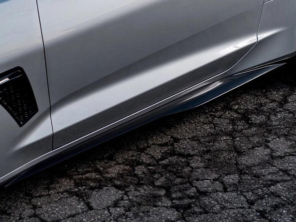 ACS ZL1 Style Side Rockers, 1LE Black :: 2019, 2020, 2021, 2022 Camaro Non-ZL1