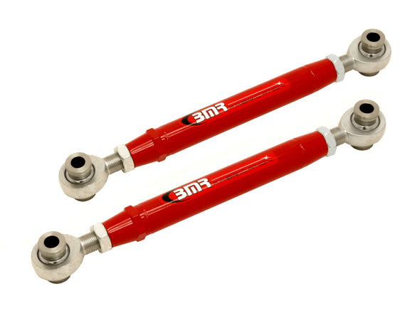 BMR Adjustable Rear Toe Rods Red TR004R  2010-2015 Camaro