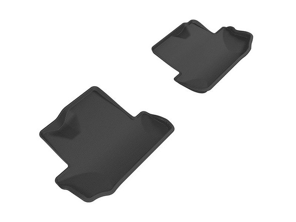 3D MAXpider Kagu All-Weather Floor Liners, Rear, Black :: 2016-2024 Camaro