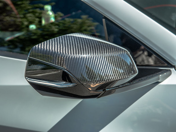 EOS Mirror Covers, Carbon Fiber :: 2020-2023 C8 Corvette