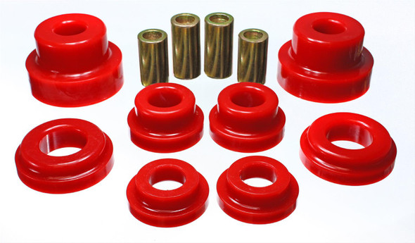 Energy Suspension Track Rear Sub Frame Bushing Set, Red :: 2010-2013 Camaro