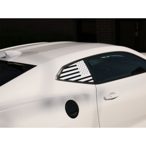 Phastek Quarter Window Flag Overlay :: 2016-2023 Camaro