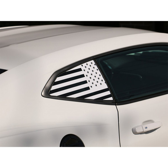 Phastek Quarter Window Flag Overlay :: 2016-2024 Camaro Coupe