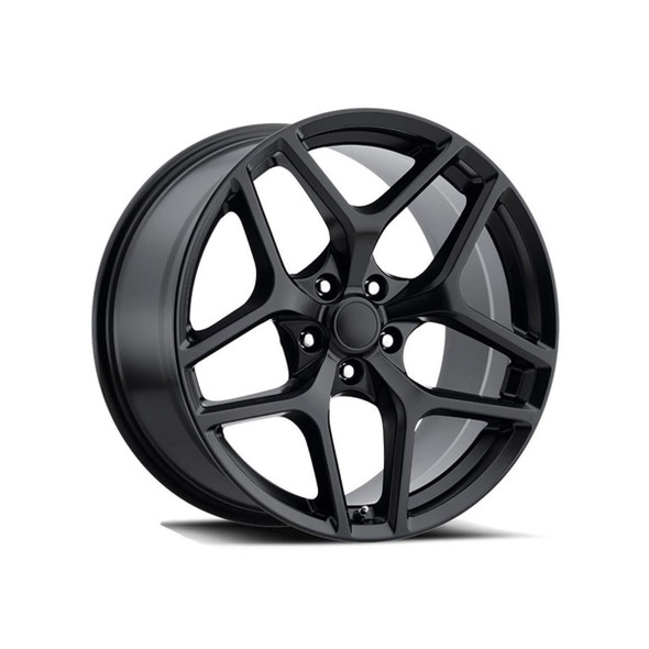 FR 27F Z28 Replica Wheel Set, Satin Black, 20x9 & 20x10 :: 2010-2024 Camaro