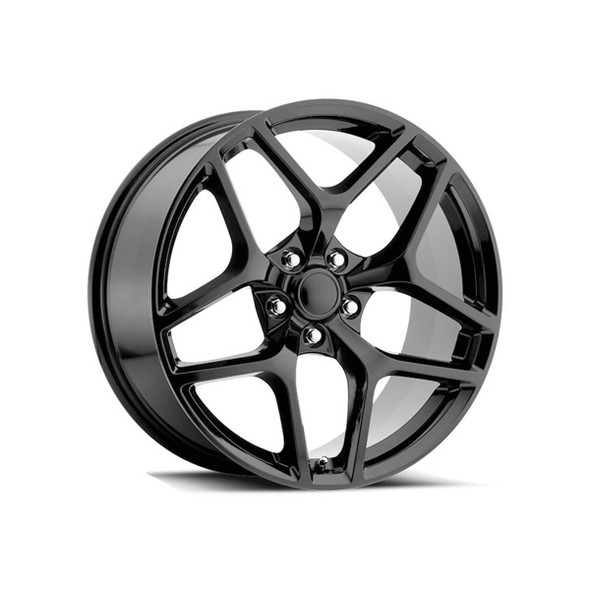 FR 27F Z28 Replica Wheel Set, Gloss Black, 20x10 & 20x10 :: 2010-2024 Camaro