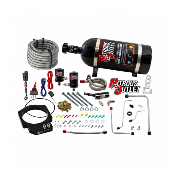 Nitrous Outlet Hardline 103mm Plate System, 12lb Composite Bottle