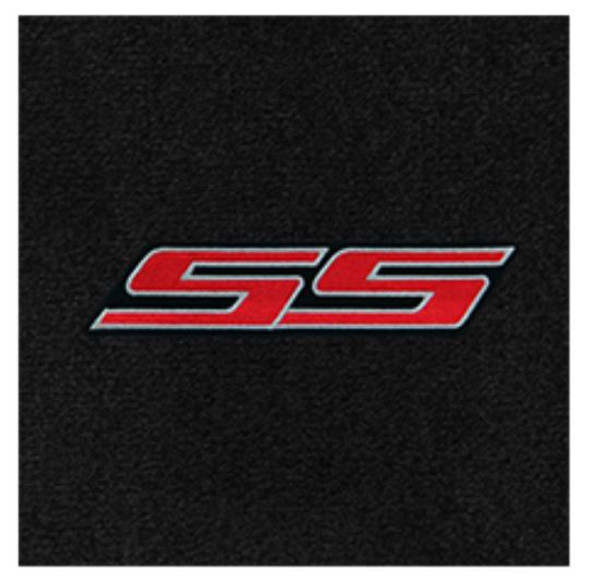 Lloyd 2pc Front Ultimat Floor Mats, Black Mats w/ Red SS Logo :: 2016-2023 Camaro