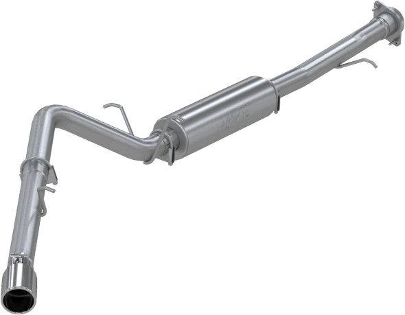 MBRP Armor Lite 3" Cat-Back Exhaust System w/ 4" Single Polished Tip, Single Side Exit ::  2007-2010 Cadillac Escalade,  Yukon Denali 6.2L V8