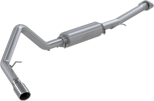 MBRP Armor Lite 3" Cat-Back Exhaust System w/ 4" Single Polished Tip, Single Side Exit :: 2000-2006 Chevrolet Suburban, Chevrolet Avalanche 1500, GMC Yukon XL 1500