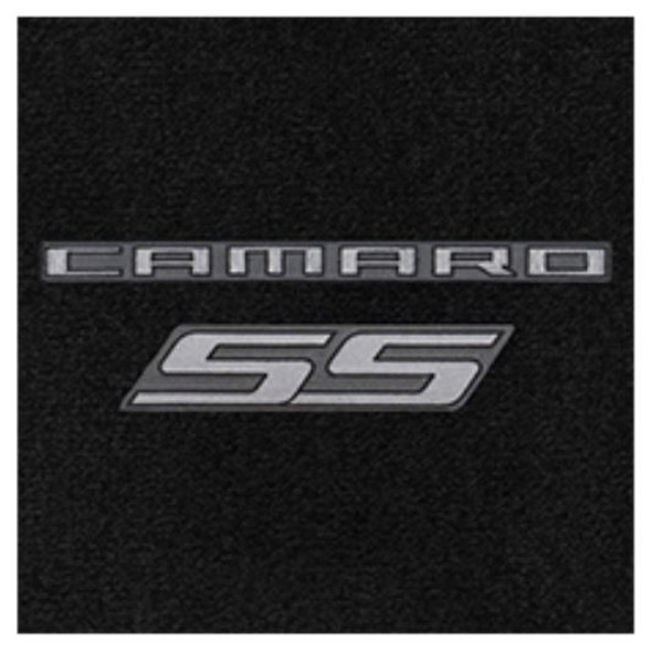 Lloyd Ultimat Trunk Mat, Black Mat w/ Silver Camaro SS Logo :: 2010-2015 Camaro