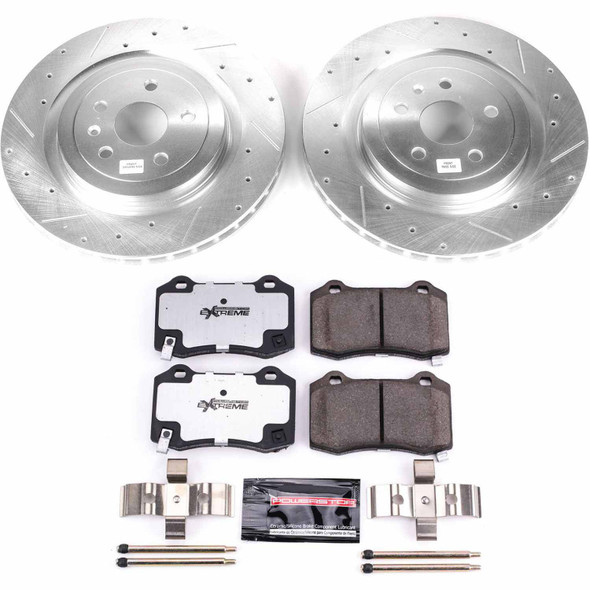 PowerStop Z26 Extreme Street Warrior Rear Brake Upgrade Kit :: 2010-2015 Camaro SS & 2012-2024 Camaro ZL1