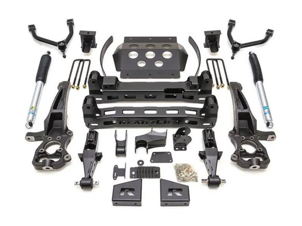 ReadyLIFT 8" Lift Kit w/Falcon 1.1 Monotube Rear Shocks :: 2019-2024 Silverado & GMC Sierra 1500 4WD Non-Trail Boss/AT4