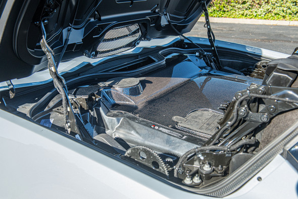 EOS HTC Carbon Fiber Engine Bay Cover, Non-Exposed :: 2020-2024 C8 Corvette Stingray & Z06 Convertible