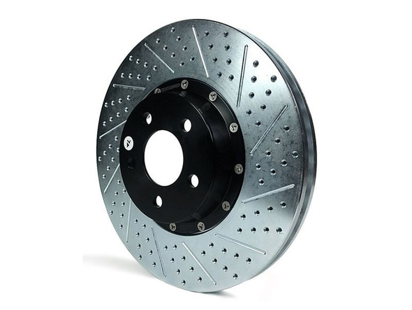 Baer EradiSpeed+ Front Drilled & Slotted Rotors :: 2014-2019 Corvette Stingray