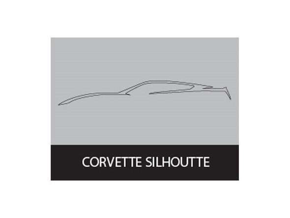 American Brother Designs Hood Shock Covers, Silhouette Logo, Color Options :: 2014-2019 C7 Corvette Stingray, Z06 - Clearance