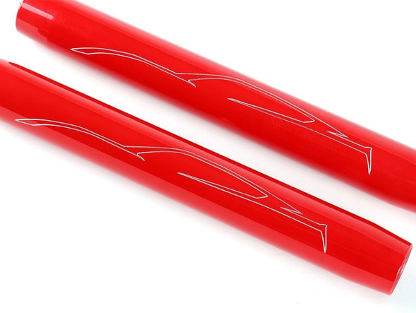 American Brother Designs Hood Shock Covers, Silhouette Logo, Color Options :: 2014-2019 C7 Corvette Stingray, Z06 - Clearance