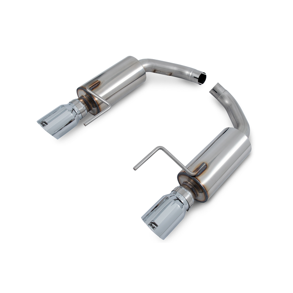 AWE Touring Edition Axle-back Exhaust System w/4" Dual Chrome Tips :: 2015-2023 Ford Mustang Ecoboost