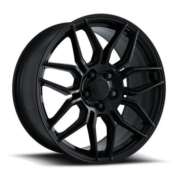 FR 401F C8 Z06 Replica Front Wheel, Gloss Black, 19x8.5