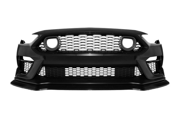 EOS Mach-1 Style Front Bumper Conversion Kit w/ LED Grille Kit :: 2018-2023 Ford Mustang