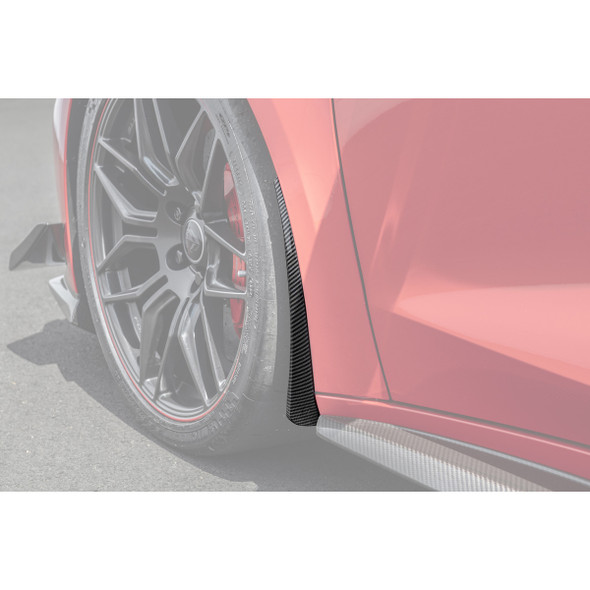 EOS XL Extended Rear Splash Guards, Hydro-Dipped Carbon Fiber