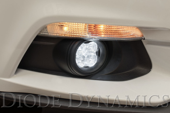 Diode Dynamics SS3 Max Type A SAE Fog Light Kit w/ Backlight, White :: 2015-2017 Ford Mustang