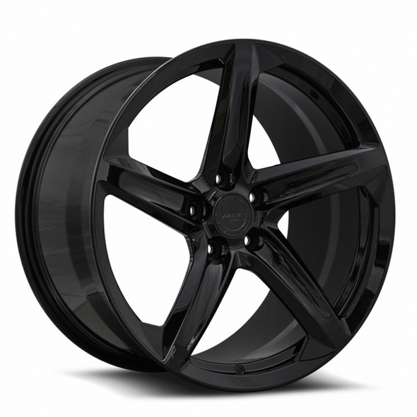 MRR F23 Forged Rear Left Side Wheel, Gloss Black, 21x12