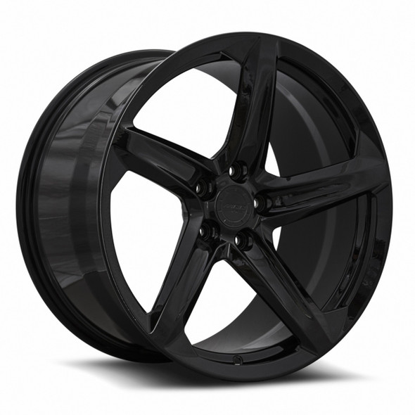 MRR F23 Forged Rear Left Side Wheel, Gloss Black, 21x12