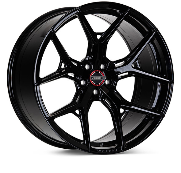 ［希少］Vossen work 深リムブロンズ19インチ4本 Vossen HF-4T Hybrid Forged Front Left Wheel, Tinted Gloss Black