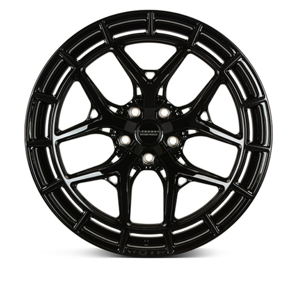 Vossen HF-2 Hybrid Forged Rear Wheel, Gloss Black, Deep Face