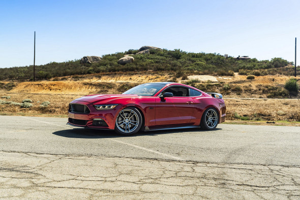 American Racing Mach Five Wheel Set, Graphite, 20x10 +35/20x11 +50 :: 2015-2025 Ford Mustang