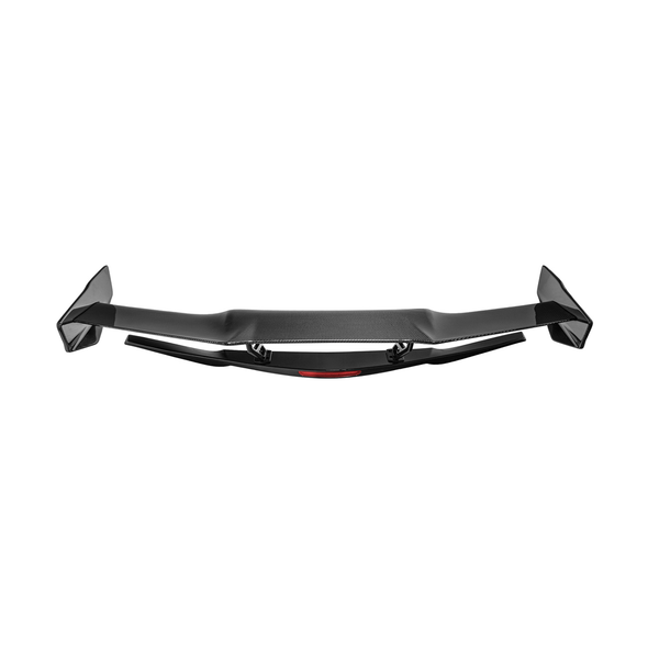 EOS ZR1 Style Carbon Fiber High Wing Spoiler w/ Carbon Fiber Wing Riser :: 2014-2019 Corvette Stingray & Z51
