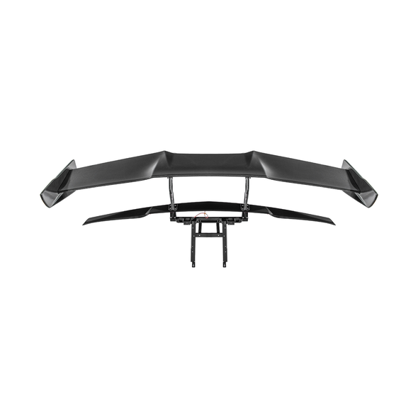 EOS ZR1 Style Extended Carbon Fiber High Wing Spoiler w/ Carbon Fiber Wing Riser :: 2014-2019 C7 Corvette Grand Sport & Z06