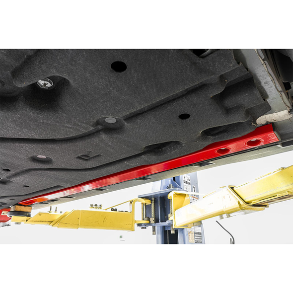 BMR Chassis Jacking Rails, Red :: 2024-2025 Ford Mustang