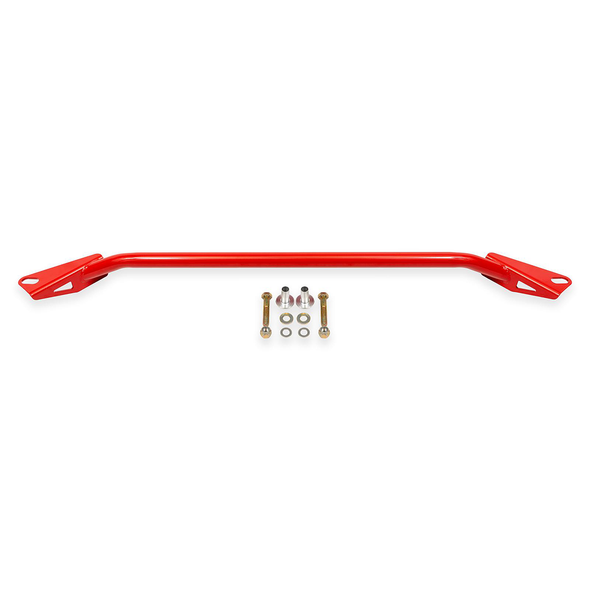 BMR Front 2-Point Subframe Chassis Brace, Red :: 2024-2025 Ford Mustang
