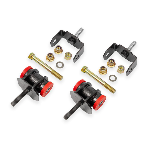 BMR Polyurethane Motor Mount Kit, Black Hammertone :: 2005-2013 C6 Corvette