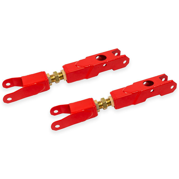 BMR Rear Adjustable Lower Control Arm, Red :: 2016-2024 Camaro w/ Coilovers