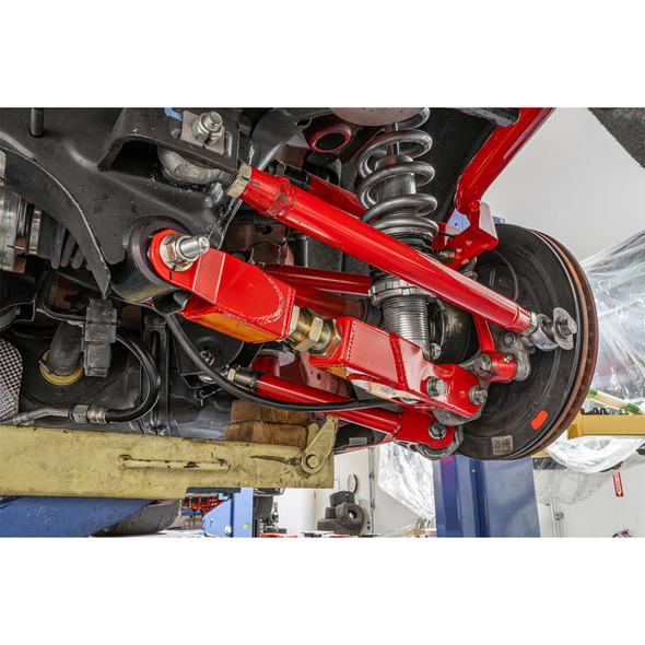 BMR Rear Adjustable Lower Control Arm, Black Hammertone :: 2016-2024 Camaro w/ Coilovers